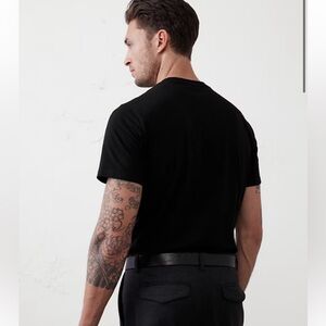 banana republic 2xl tall t-shirt black